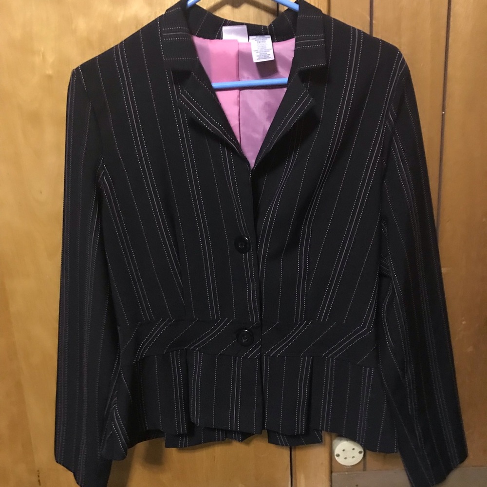 Juniors Size 15 pin striped blazer